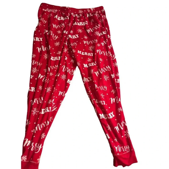 Holiday Time Christmas Family Matching Pajamas Set Red Cartoon Winter Size L/XL - Picture 8 of 15